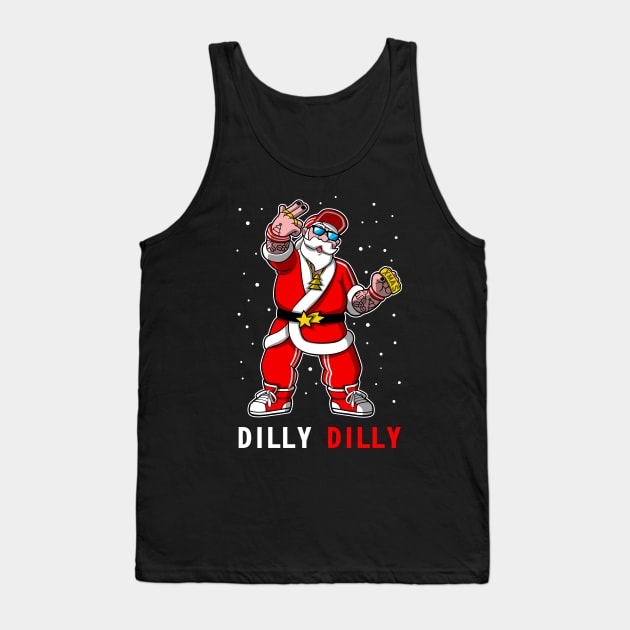 Dilly Dilly Santa Claus Hipster Tank Top by albertocubatas